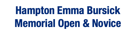  Hampton Emma Bursick Memorial Open & Novice 