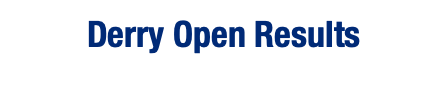  Derry Open Results